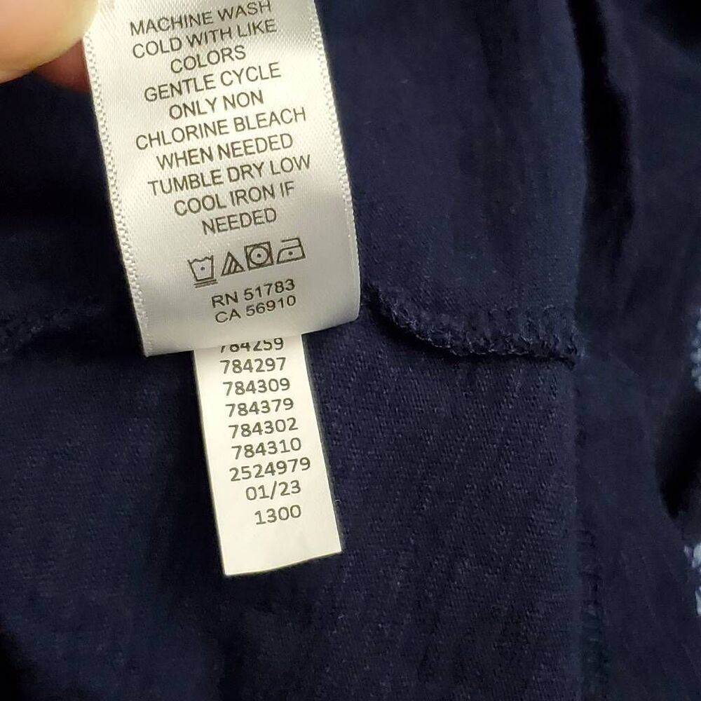 Maurices XL Blue Boho Puff Sleeve Top Paisley Print Cotton Blouse Square Neck Pe - Picture 6 of 7